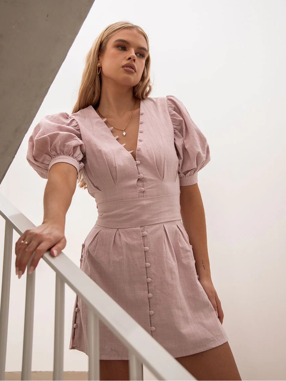 Sabo Skirt Kori Dress in Lilac